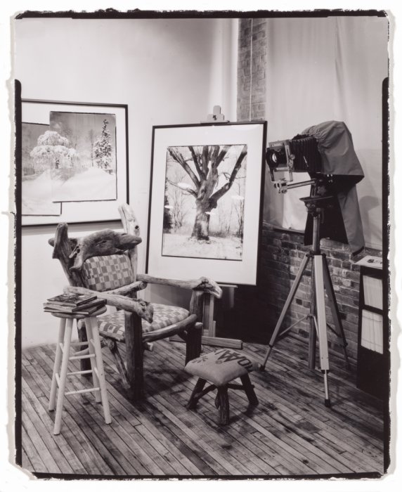 About Trees, About Reading, About Books, Silver Gelatin Print, B&W Photography, Richard Margolis